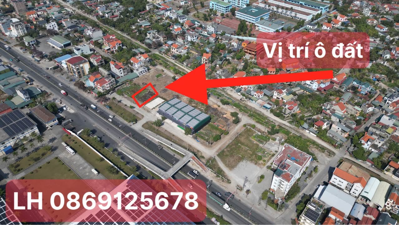 Đất mặt đường gom 18A, Khu đô thị Thăng Long, Uông Bí 100m² - Sổ đỏ chính chủ, giá 2 tỷ!