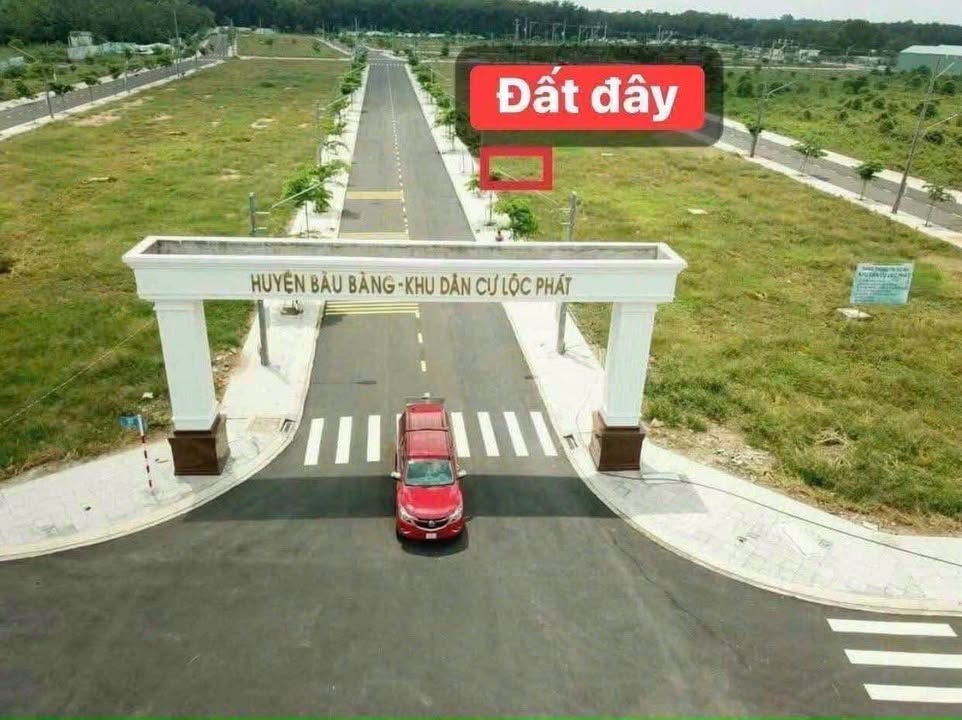Đất nền Khu dân cư Lộc Phát, Bàu Bàng 70m² giá 600 triệu - Sổ hồng sẵn, thổ cư 100%!