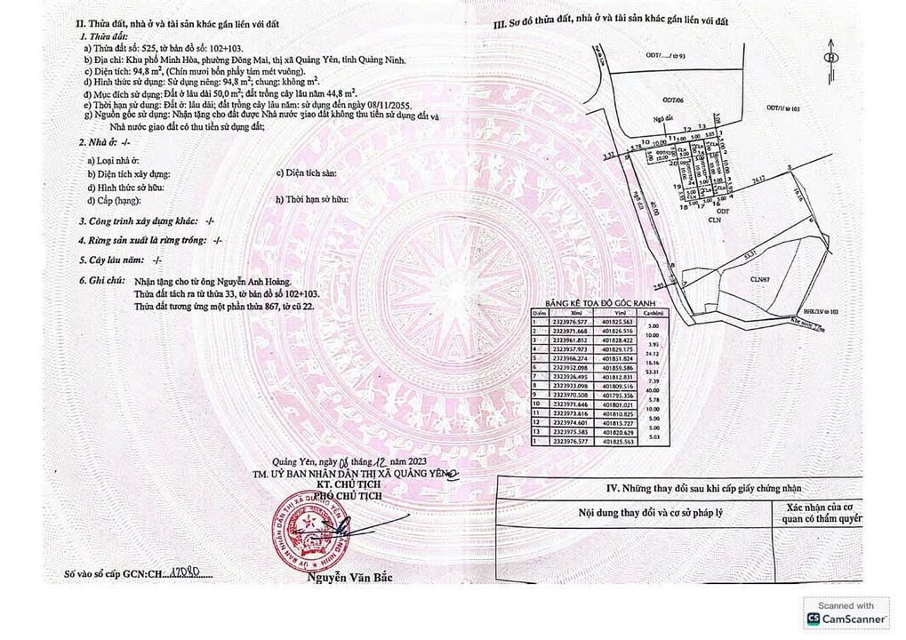 Đất nền Đông Mai, Quảng Yên 95m² giá 500 triệu - Nằm gần khu công nghiệp!