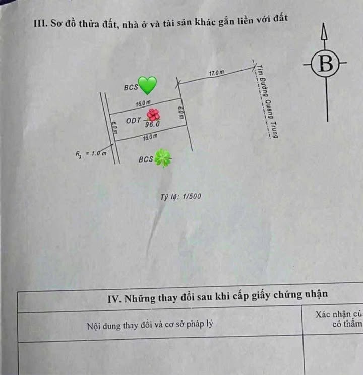 Đất nền đường Quang Trung, Đồng Hới 96m² giá 7.5 tỷ - Vị trí đắc địa cho kinh doanh!