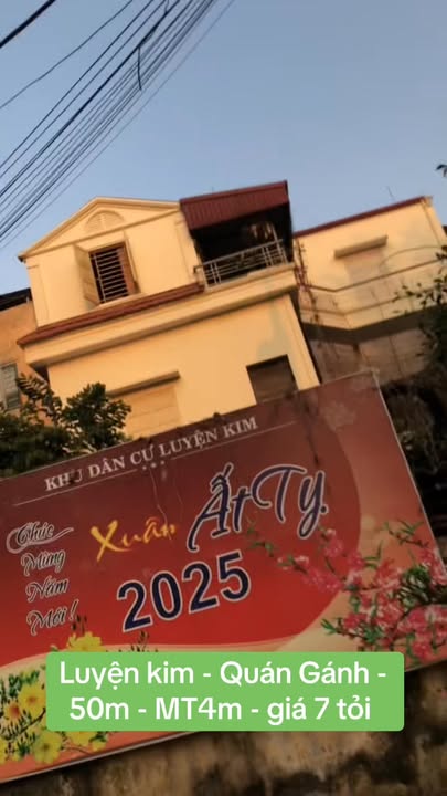 Đất nền Tập thể Luyện Kim, Nhị Khê 50m² giá 7 tỷ - Cơ hội đầu tư hiếm có!