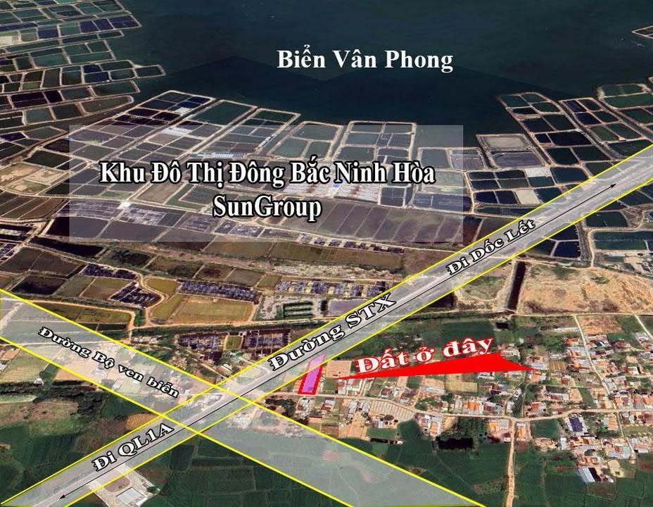 Đất mặt tiền STX Ninh Thọ, Ninh Hòa 138m² - Vị trí đắc địa gần biển Dốc Lết!