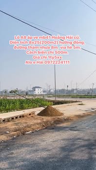 Đất nền Xã Hoằng Hải 200m² giá 1.5 tỷ - Gần biển chỉ 500m!
