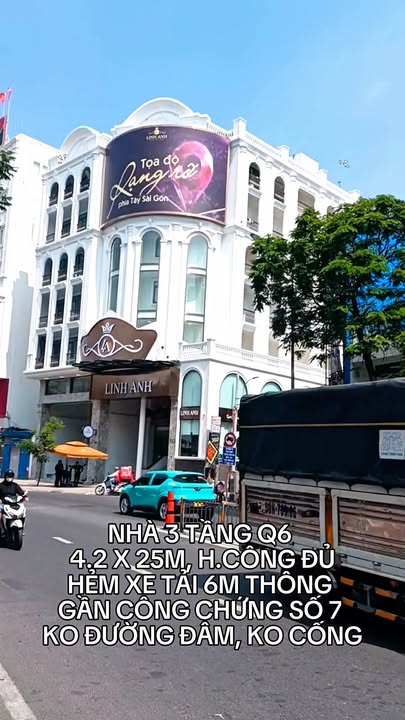 Nhà 3 tầng Quận 6 105m² giá 8.4 tỷ - Hẻm xe tải thông thoáng, chính chủ!