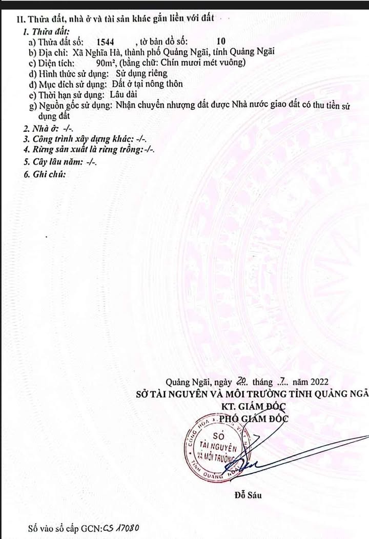 Đất nền KDC An Lộc Phát, Nghĩa Hà 90m² giá 585 triệu - Chính chủ cần bán gấp!