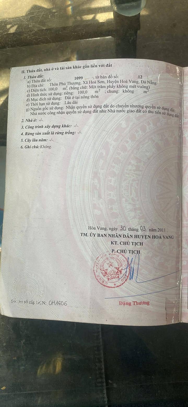 Đất nền Phú Thượng, Hòa Sơn 100m² giá 9xx triệu - Sổ hồng đầy đủ!