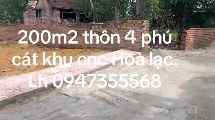 Đất nền Hòa Lạc 100m² - Vị trí đắc địa, tiềm năng tăng giá cao!