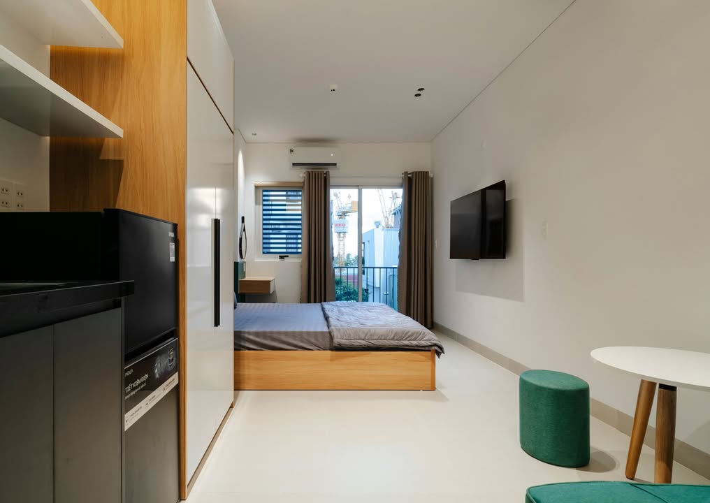 Cho thuê Studio Võ Văn Kiệt, Đà Nẵng 200m đến biển Mỹ Khê - Full nội thất, giá 7 triệu