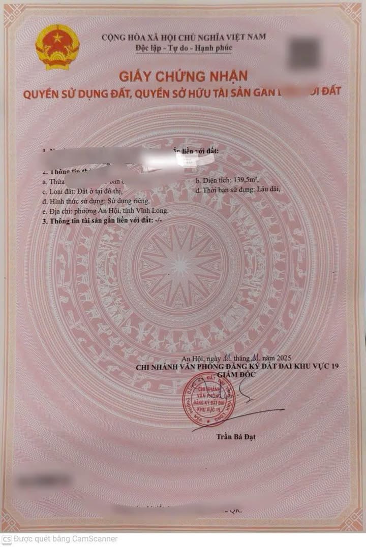 Bán nhà mặt tiền Trần Quốc Tuấn, Bến Tre 139m² giá 4.6 tỷ - Cơ hội vàng trước Tết!