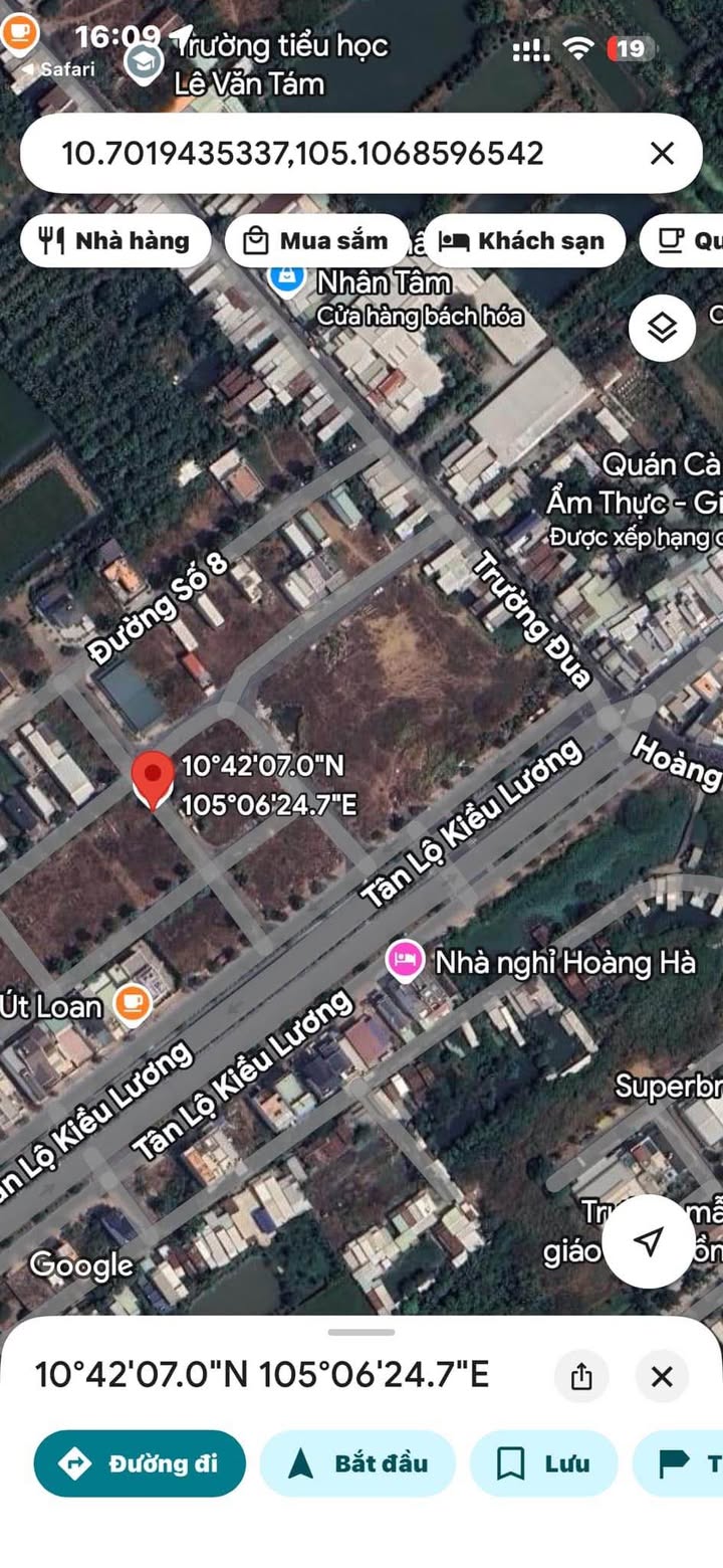 Đất nền đường số 7 Thoại Ngọc Hầu 100m² giá 1.6 tỷ - Tọa lạc tại vị trí trung tâm Châu Đốc!