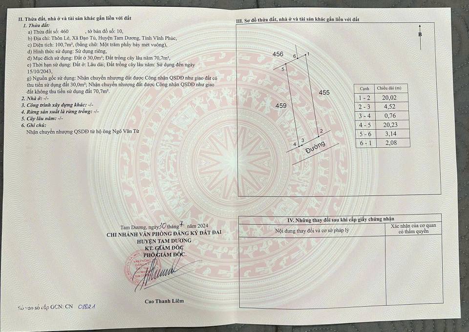 Đất nền Thôn Lẻ - Đạo Tú, 100m² chỉ 1 tỷ - Đầu tư sinh lời ngay!