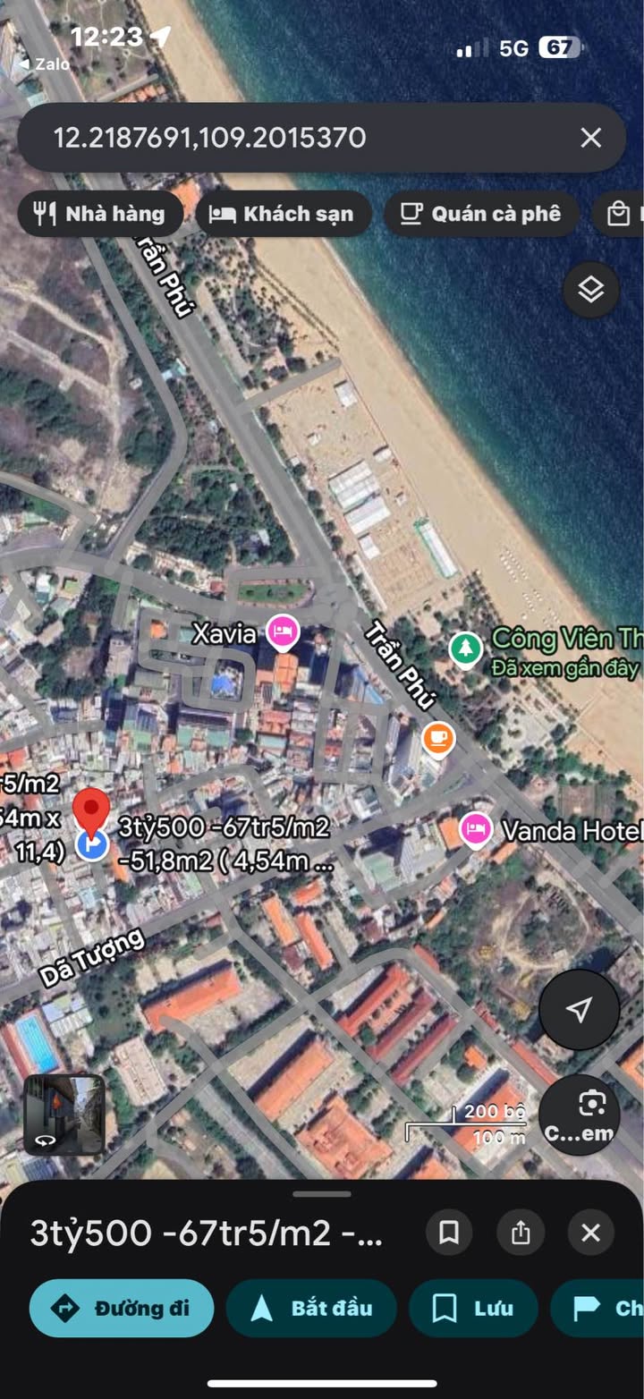 Nhà bán Hẻm Dã Tượng, Nha Trang 51.8m² giá 3.37 tỷ - Cơ hội hiếm có gần biển!