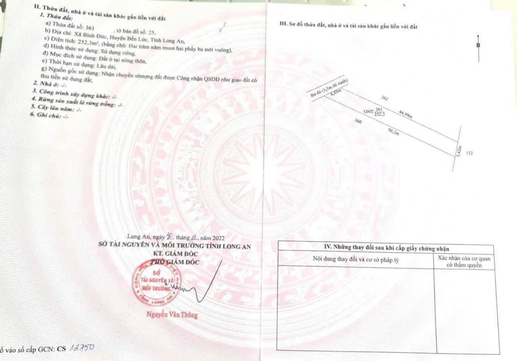 Đất mặt tiền đường đê đá xanh, 240m² giá 900 triệu - View kênh thoáng mát!