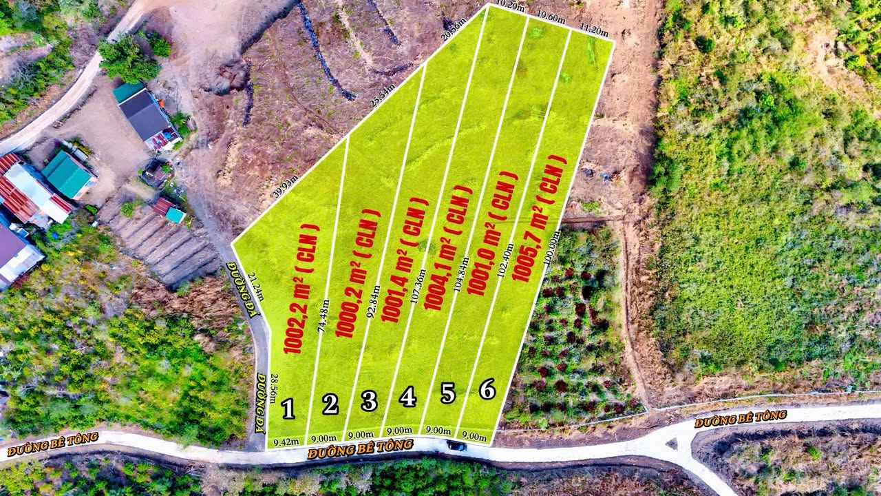 Đất nền Khu du lịch sinh thái Buôn Wing 1000m² giá 238 triệu - View hồ tuyệt đẹp!