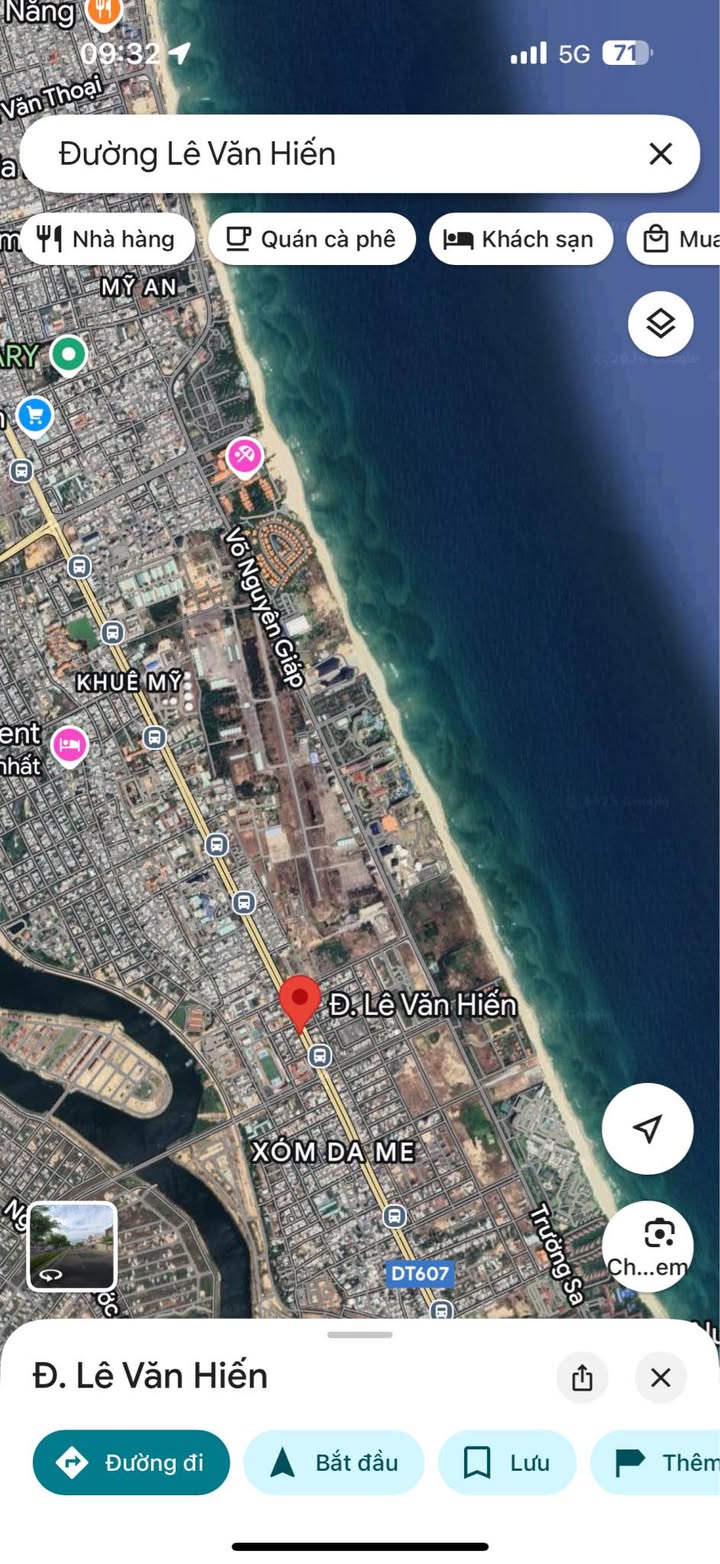 Đất mặt tiền Lê Văn Hiến, Quận Ngũ Hành Sơn 125m² - Cơ hội đầu tư tuyệt vời!