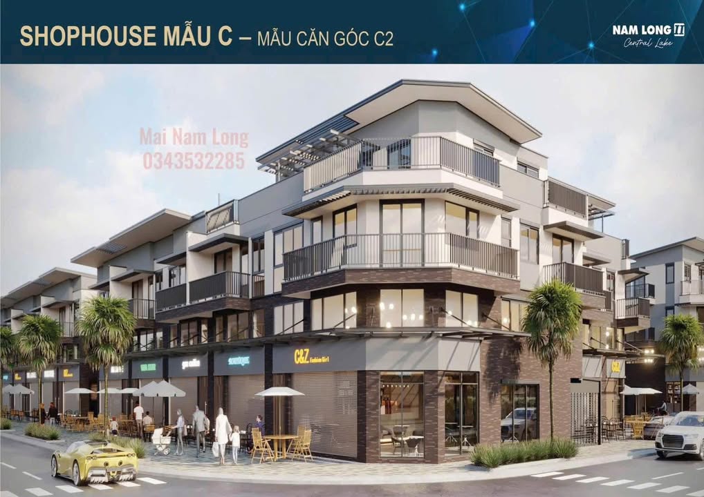 Shophouse Nam Long 2, Cái Răng 257m² - Kinh doanh sầm uất, giá tốt