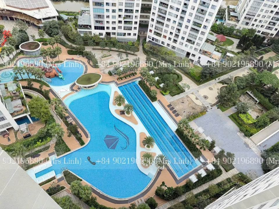 Căn hộ 2 phòng ngủ Đảo Kim Cương quận 2, 89m² giá 10.5 tỷ - Đầy đủ nội thất, view hồ bơi!