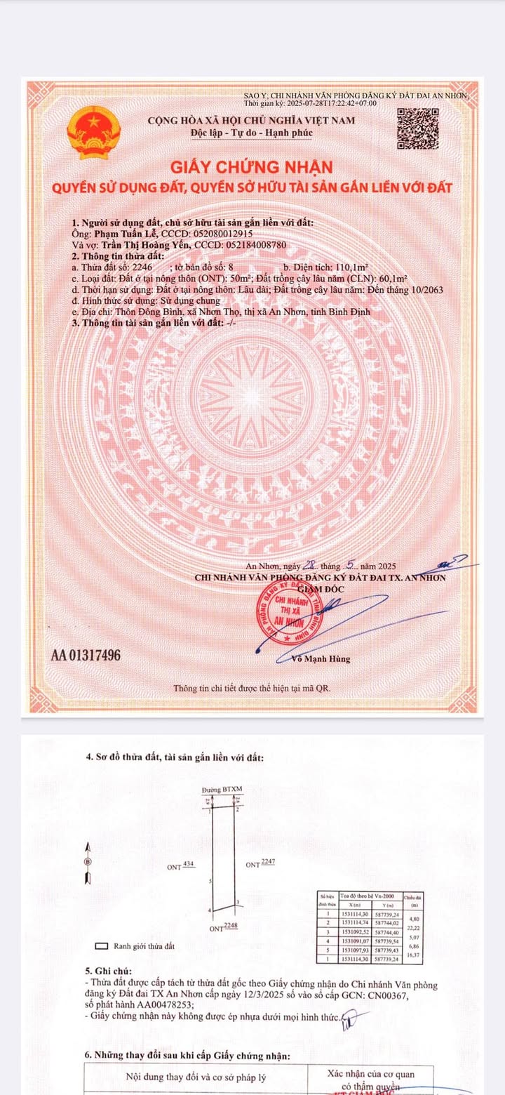 Đất nền liền kề Nhơn Thọ, An Khê, Gia Lai - 110m² chỉ từ 400 triệu