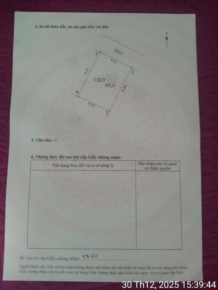 Đất thổ cư 60m² Trần Hưng Đạo, Hưng Yên - Mặt tiền rộng, ô tô vào tận nơi!