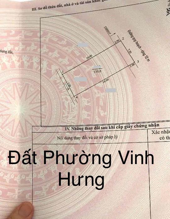 Đất đấu giá Trung Thành, Phường Hưng Đông 135m² - Hướng Đông Bắc, giá thỏa thuận.