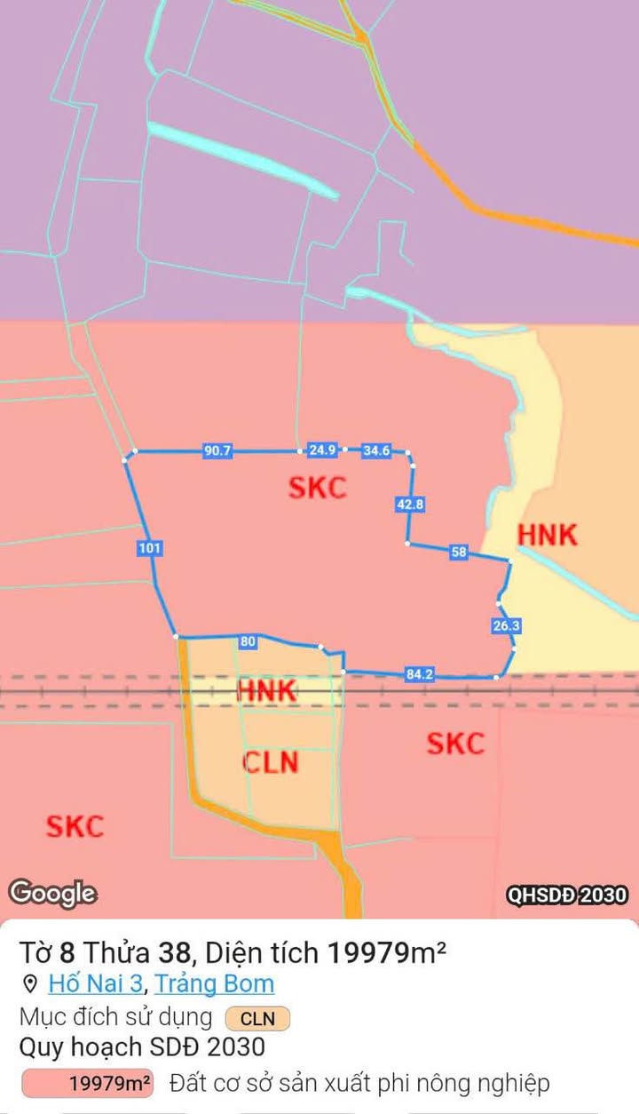 Đất SKC 40,000m² tại Hố Nai 3 - Giá chỉ 1.8 triệu/m² - Pháp lý sổ hồng riêng