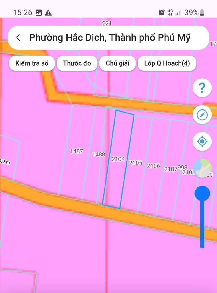 Đất thổ cư Phú Mỹ 132m² giá 1.2 tỷ - Vị trí xây nhà lý tưởng