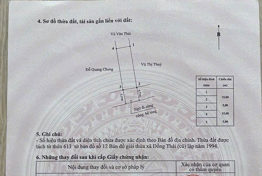 Đất nền 75m² Hoàng Mai, Đồng Thái, An Dương - Giá chỉ 2,9 tỷ, gần chợ và trường học!
