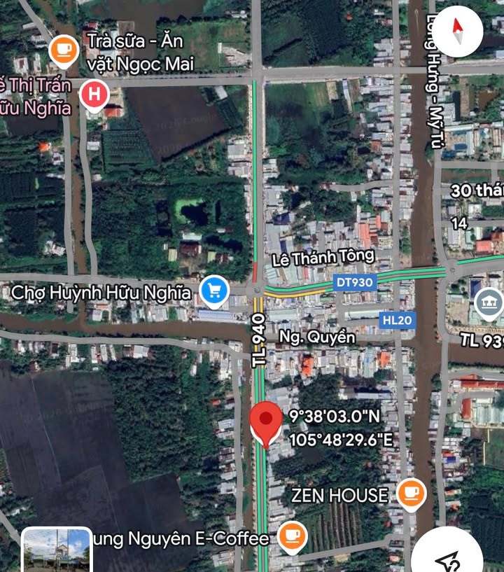 Đất mặt tiền đường Quang Trung, Mỹ Tú, 128.2m² giá 3 tỷ - Đầu tư sinh lời ngay!