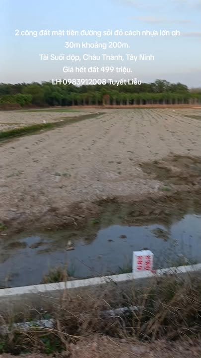 Đất vườn Suối Dộp, Châu Thành 2000m² giá 499 triệu - Cơ hội đầu tư lý tưởng!