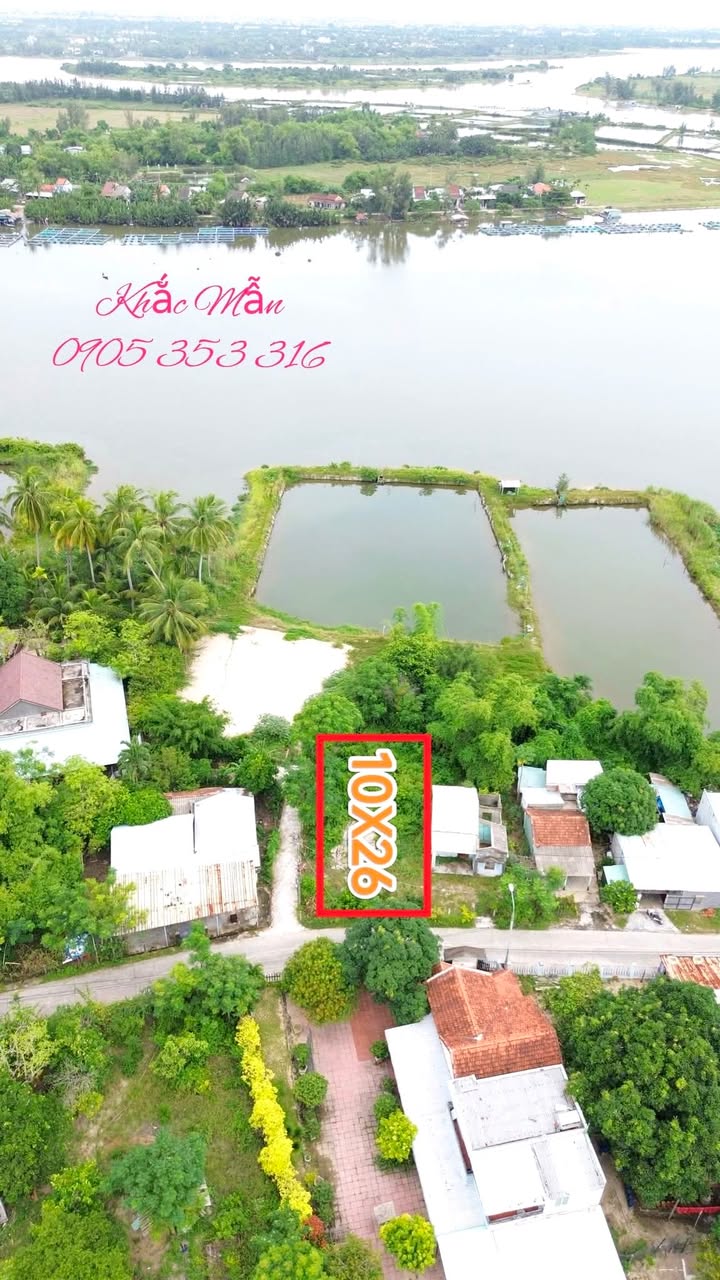 Đất nền mặt tiền sông Trường Giang Duy Nghĩa 264m² - Tiềm năng nghỉ dưỡng vượt trội!