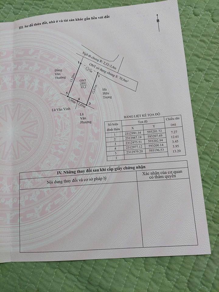 Lô đất 93m² phường Thiên Hương, Hải Phòng giá 1.2 tỷ - Ô tô vào tận nơi!