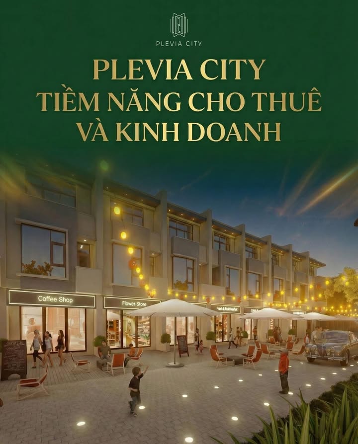 Shophouse Plevia City Pleiku - Đầu tư kinh doanh sinh lời tiềm năng