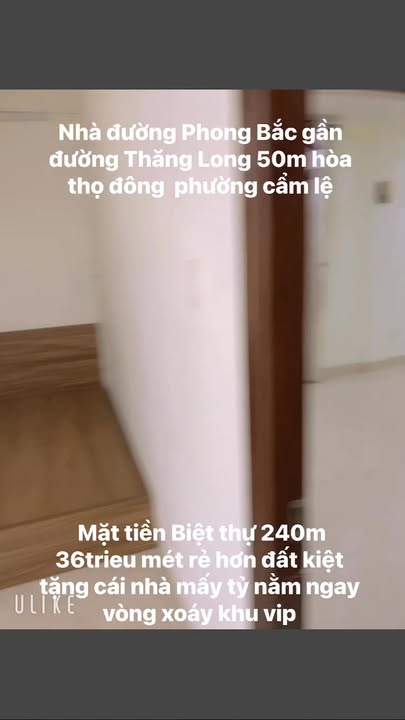 Biệt thự mặt tiền đường Phong Bắc, Cẩm Lệ, Đà Nẵng 240m² - Chính chủ bán gấp!