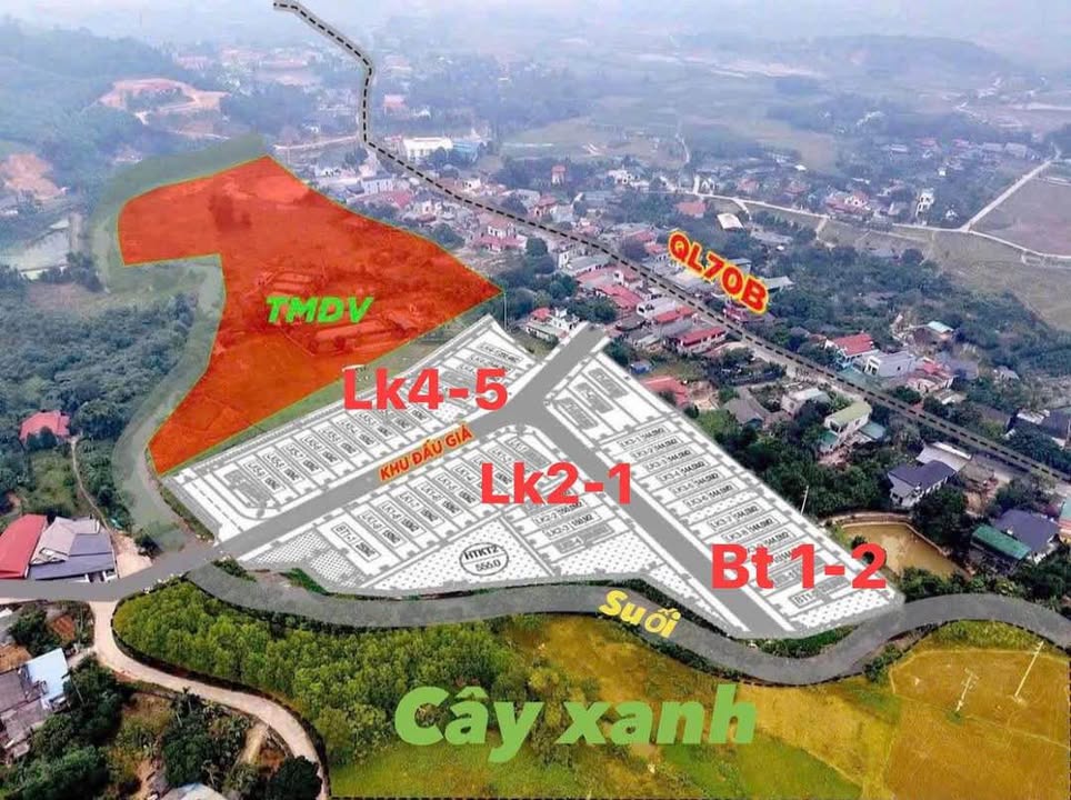 Đất đấu giá khu Thống Nhất, Yên Lập, Phú Thọ 144m² giá chỉ 288 triệu - Cơ hội đầu tư sinh lời!