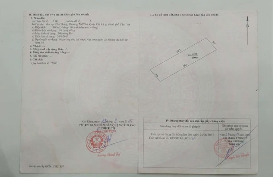 Nhà đẹp Tân Phú, Cái Răng 100m² giá 650 triệu - Cơ hội vàng cho bạn!