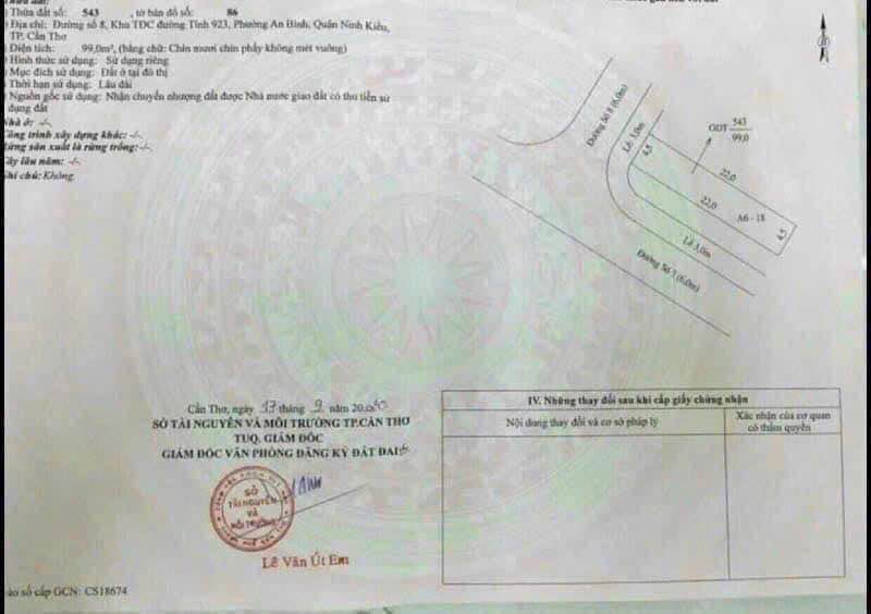 Đất nền góc KDC 923, An Bình, 198m² giá 2.3 tỷ - Đầu tư sinh lời lý tưởng!