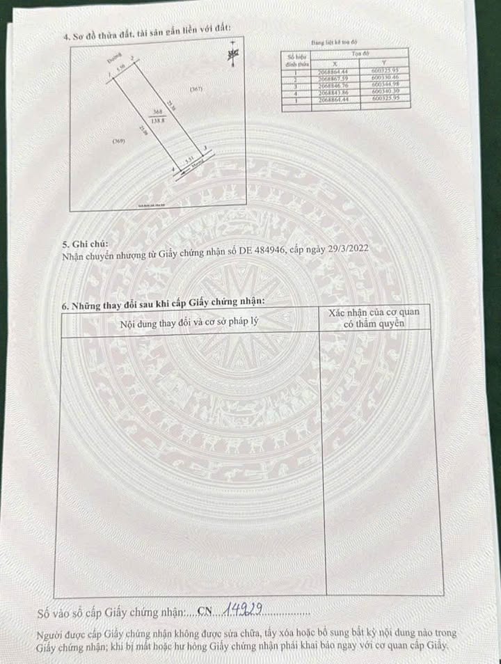 Đất nền khu đấu giá Phan Văn Chí, Hưng Lộc 138m² giá 4.x tỷ - Sổ đỏ chính chủ!