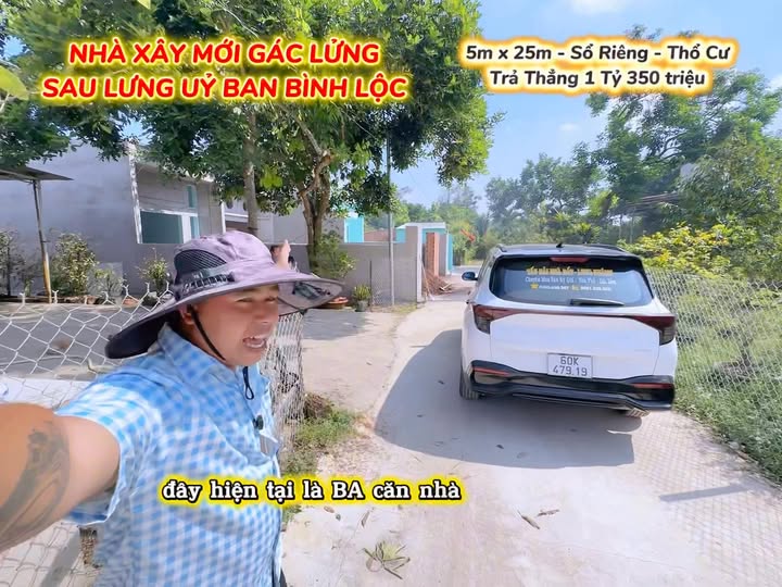 Nhà mới xây tại phường Bình Lộc, 125m² giá 1.35 tỷ - Thương lượng ngay!