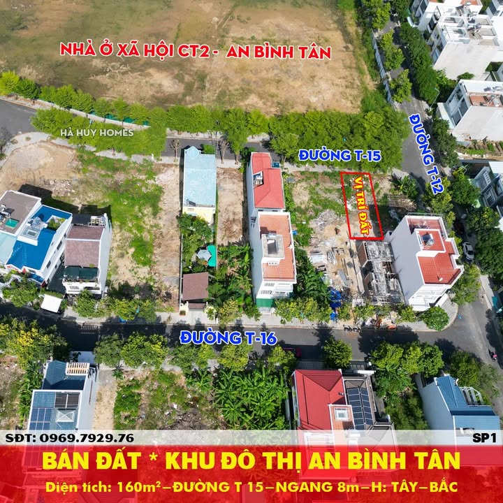 Đất KĐT An Bình Tân Nha Trang 160m² giá 12 tỷ - Đối diện nhà ở xã hội