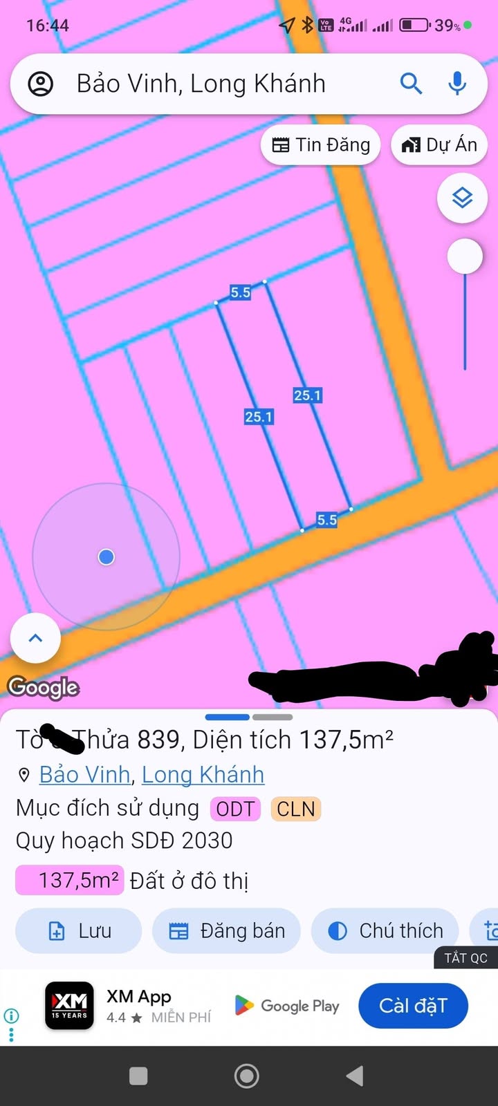 Đất nền Bảo Vinh, Long Khánh 137m² giá chỉ 8xx triệu - Sổ riêng chính chủ!