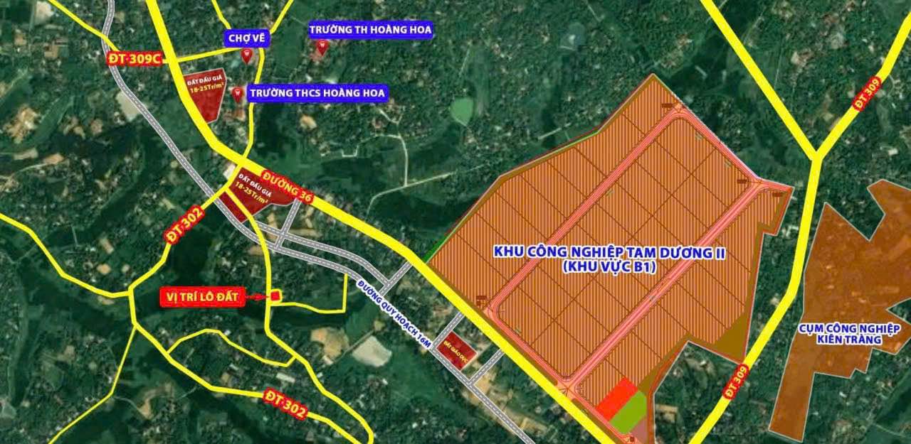 Đất nền Hoàng Hoa Vĩnh Phúc 106m² giá 850.4 triệu - Cơ hội đầu tư lý tưởng!