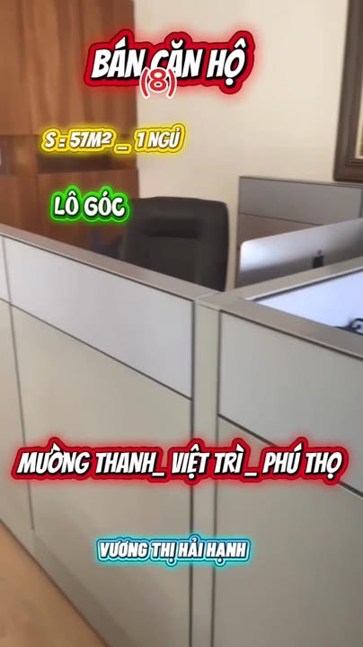 Căn hộ chung cư Mường Thanh Việt Trì 57m² giá 1.8 tỷ - Lô góc tiện nghi!