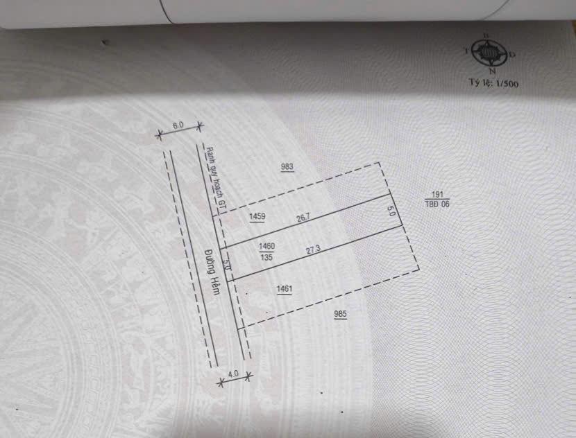 Đất thổ cư hẻm Đinh Tiên Hoàng, Bảo Lộc 80m² giá 1.9 tỷ - Vị trí thuận lợi gần trung tâm!