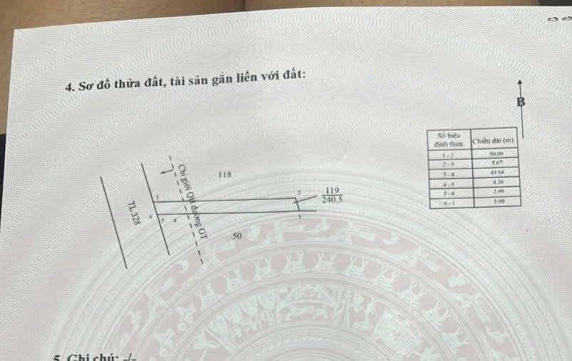 Đất mặt tiền Tỉnh Lộ 328, Quận 6, TP Hồ Chí Minh 250m² giá 1.3 tỷ - Tiềm năng đầu tư lớn!