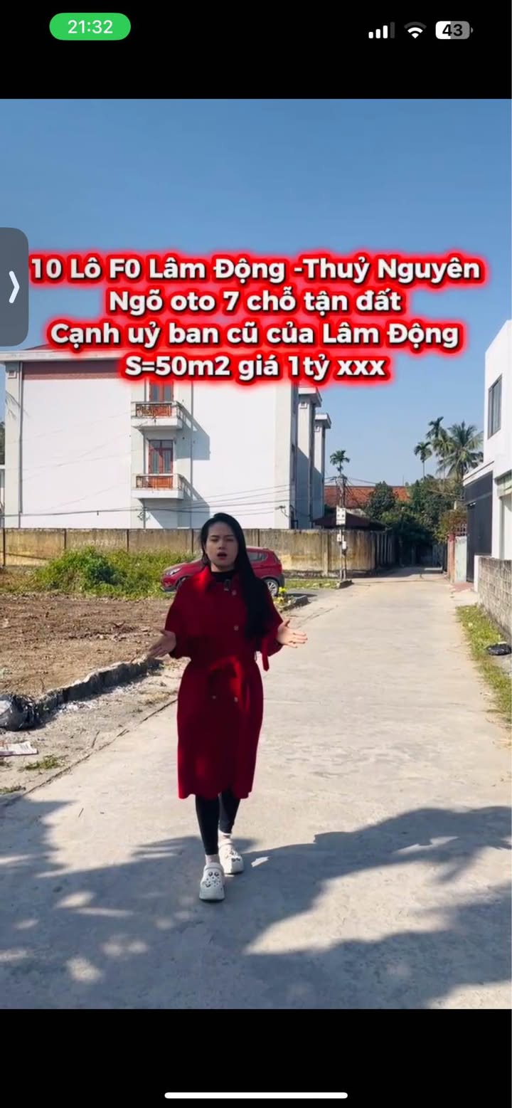 Đất nền Lâm Động, Thủy Nguyên 50m² giá 1 tỷ - Đầu tư sinh lời ngay!