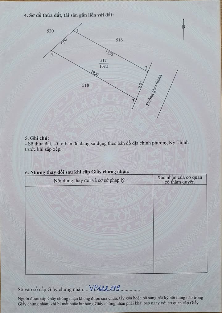 Lô đất TDP Đồ Gỗ, Vũng Áng, 114m² giá chỉ 14 triệu/m² - Cơ hội đầu tư tuyệt vời!