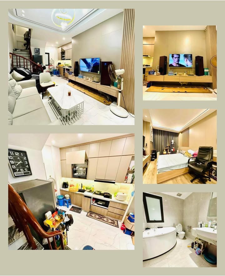 Nhà 6 tầng khu đô thị Việt Hưng 35m² giá chỉ 6 tỷ - Thiết kế hiện đại, dọn vào ở ngay!