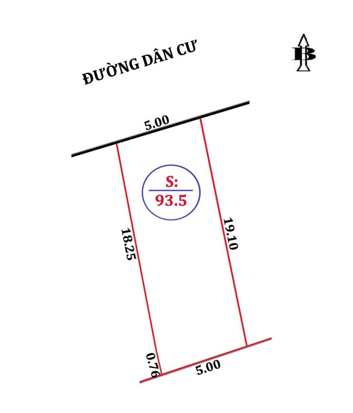 Đất nền Thái Sơn, Phường Hưng Lộc, 93.5m² giá 1.2 tỷ - Cơ hội đầu tư hấp dẫn!