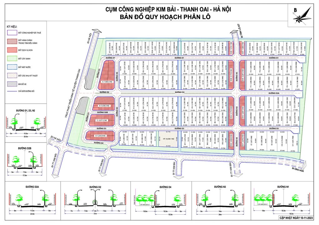 Đất dự án Telin Park Kim Bài 2000m² giá 18 tỷ - Đầu tư sinh lời bền vững!