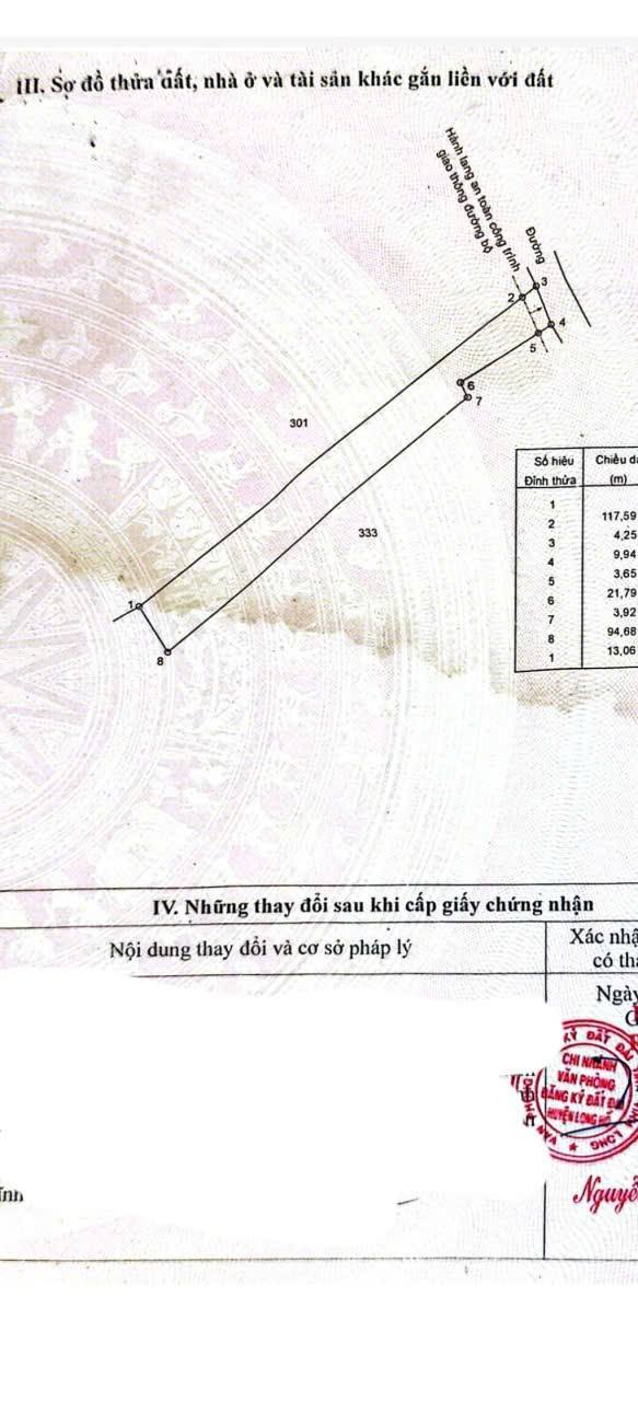 Bán đất tặng nhà cấp 4 tại Long Phước, Long Hồ 1.354,7m² giá 3,5 tỷ - Vị trí đẹp, thuận tiện di chuyển